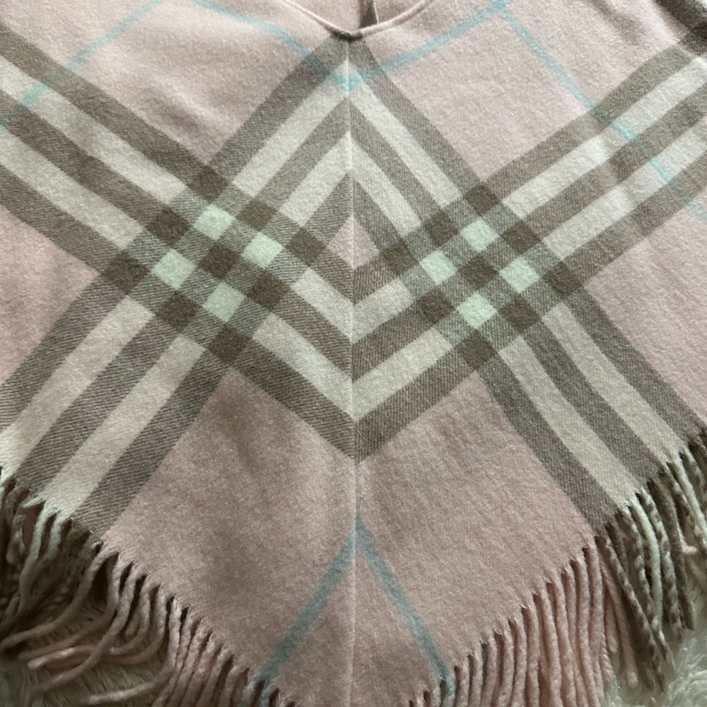 Burberry of London Pastel Poncho / Cape